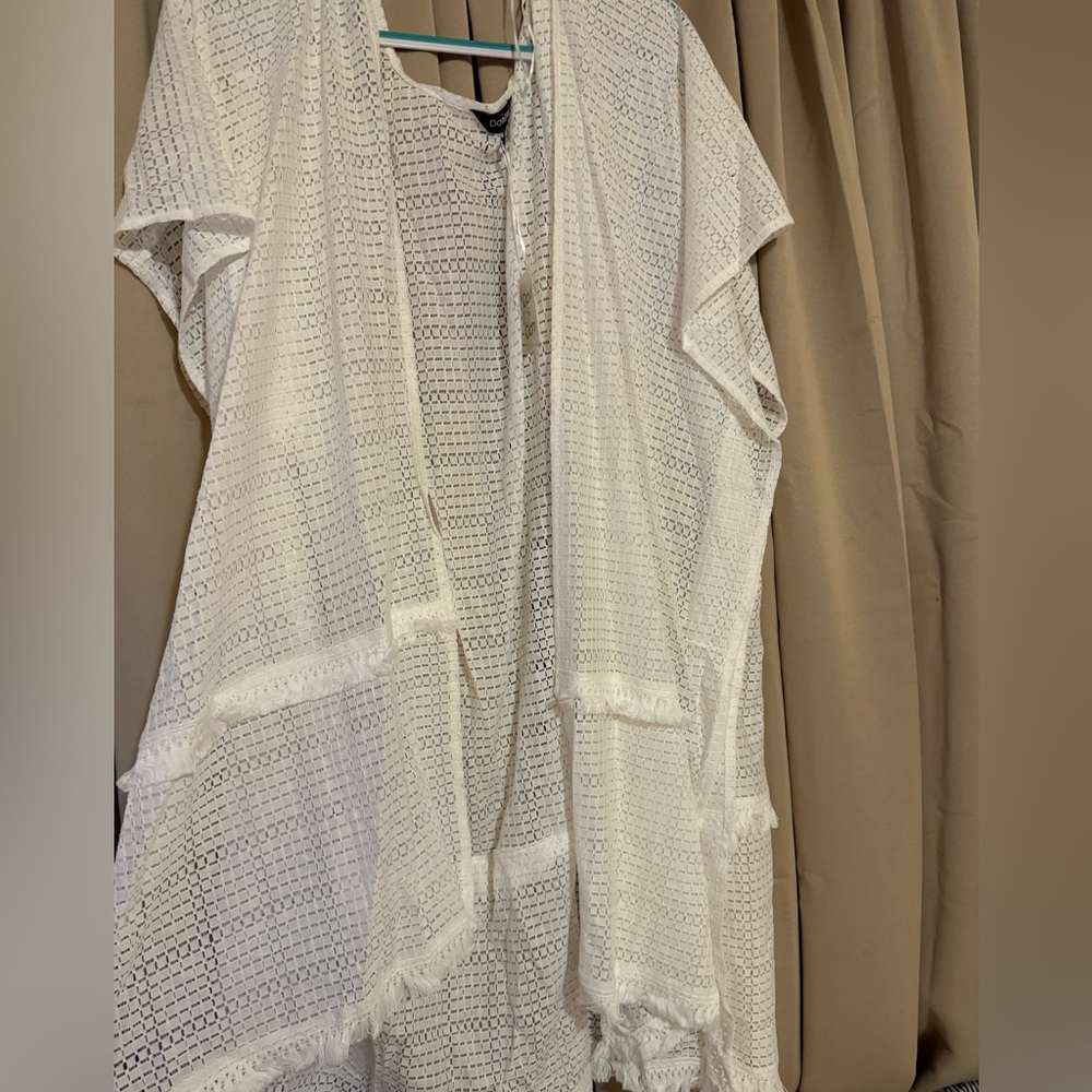 Davi and Dani Short Sleeve Swim Coverup
